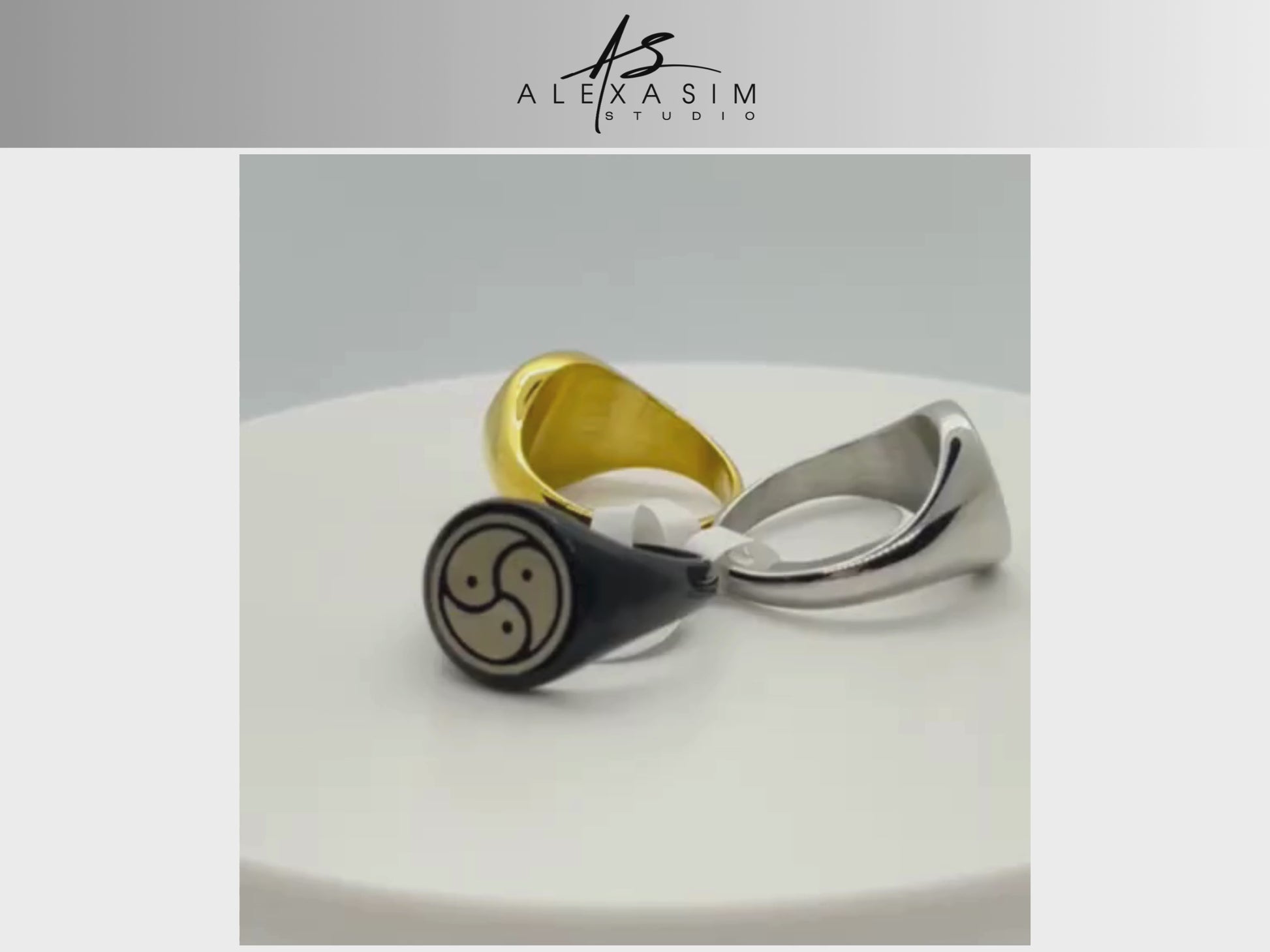 Kinky BDSM Symbol Ring Jewelry