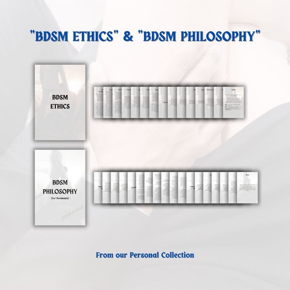 BDSM Ethics and BDSM Philosphy