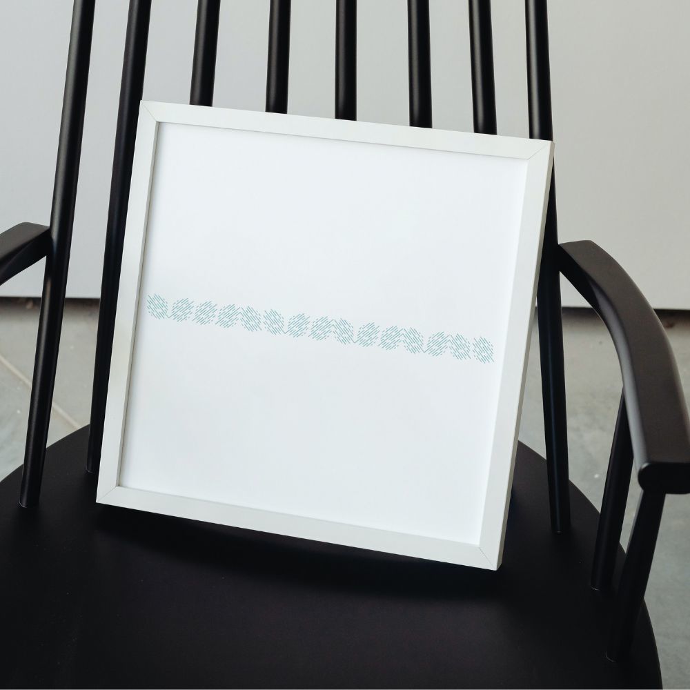 Daddy Minimalist Secret Message Morse Code Art